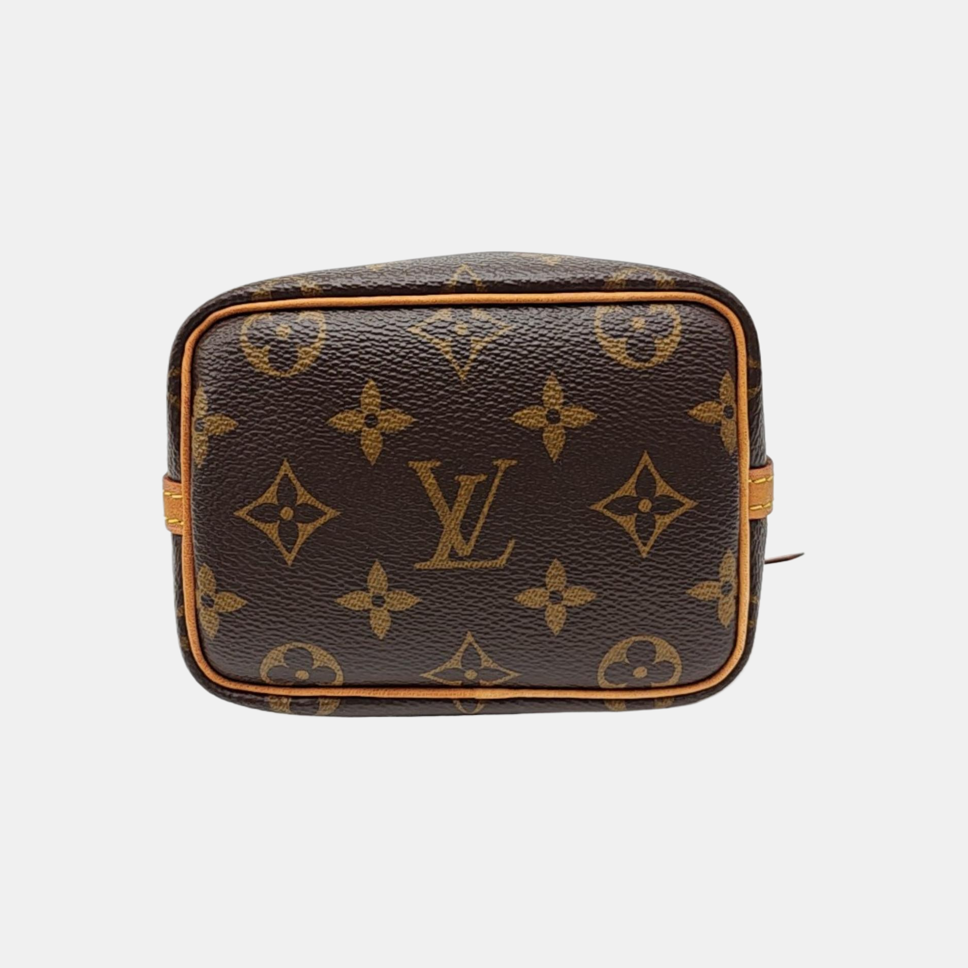NÉONOÉ Nano Monogram Coated Canvas Brown