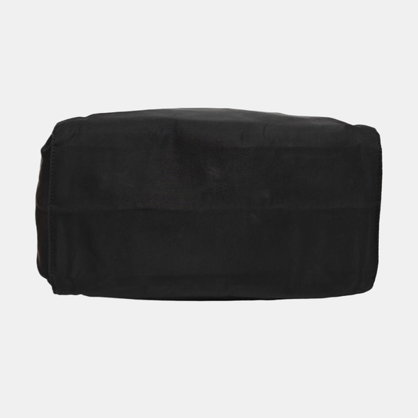Nylon Top Handle Bag Black