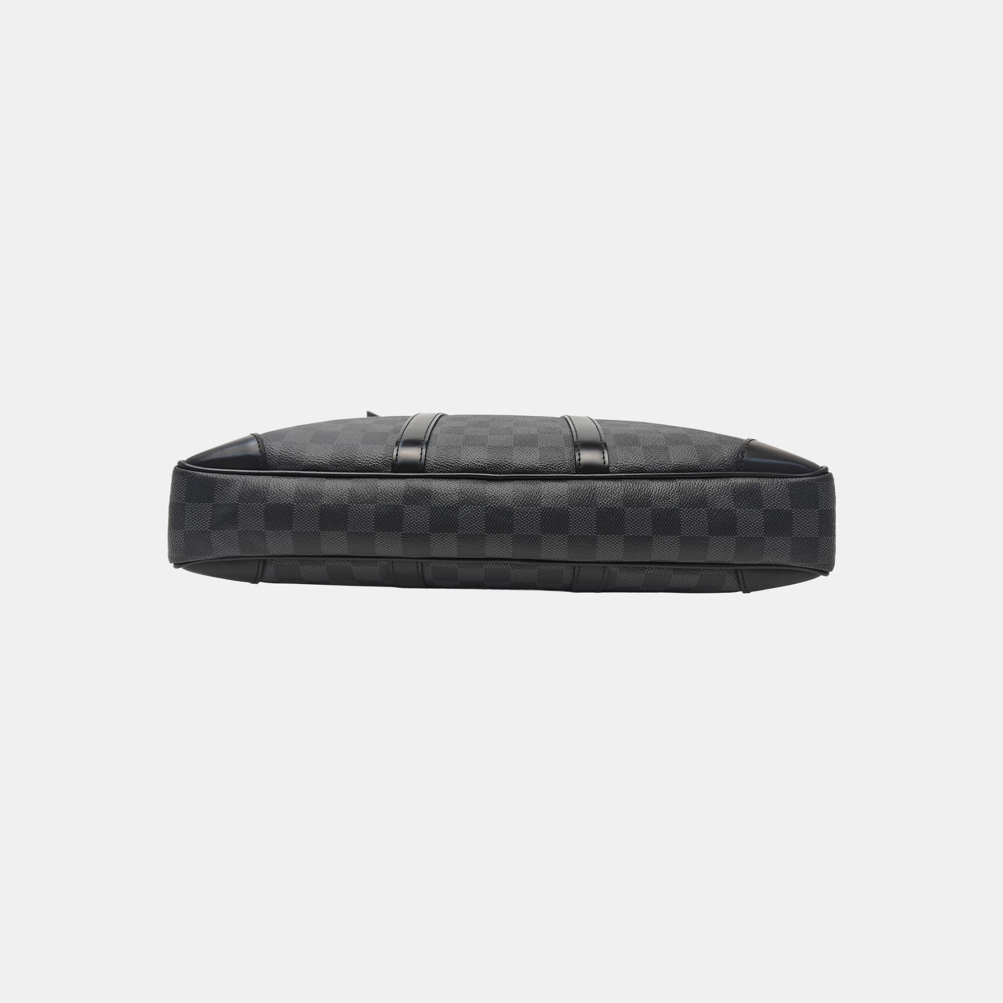 PORTE-DOCUMENTS Damier Graphite Coated Canvas Gray