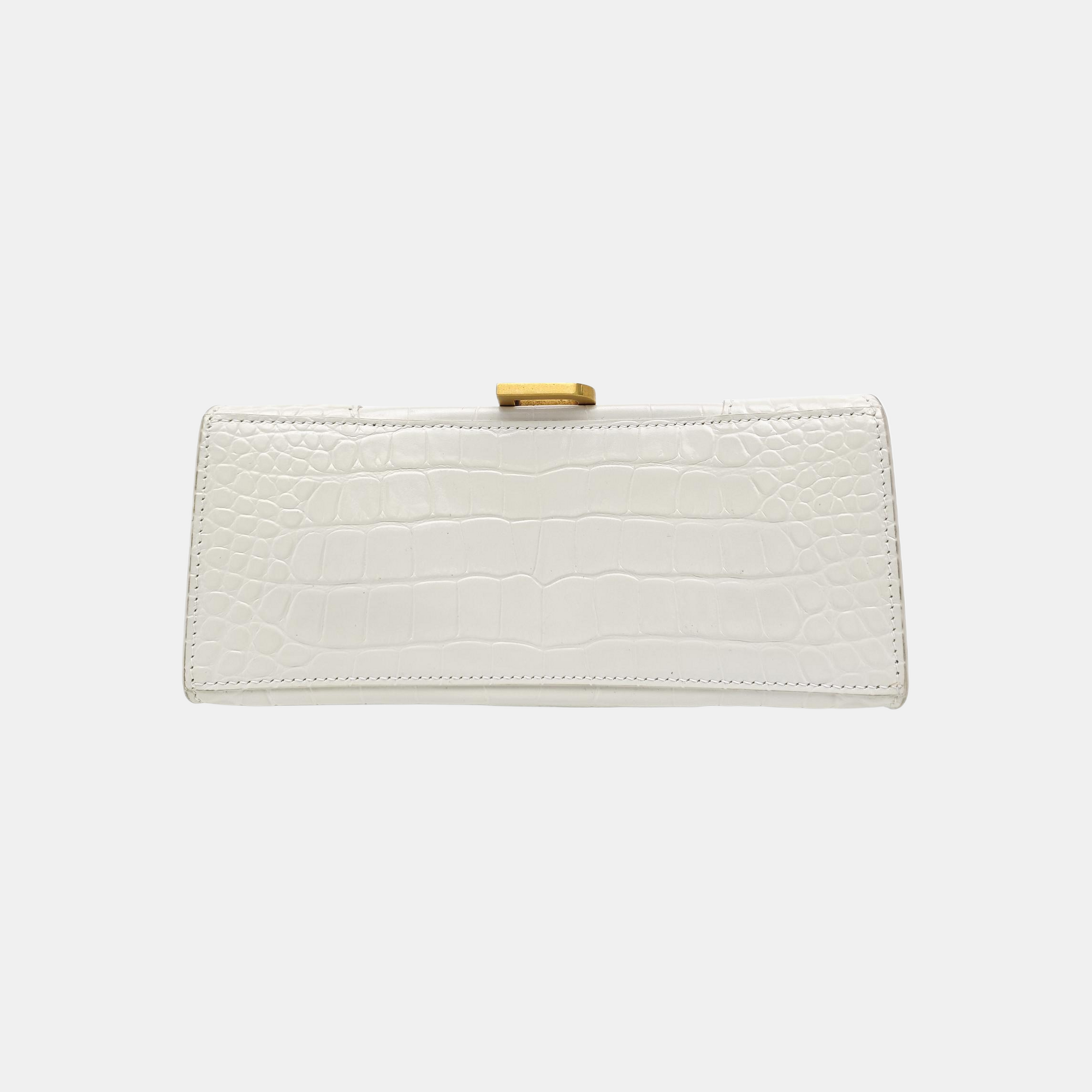 Hourglass S Calfskin White