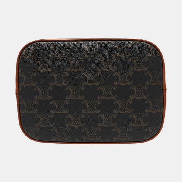 TRIOMPHE CANVAS Small Coated Canvas Brown