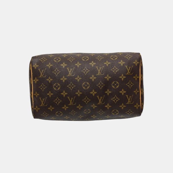 SPEEDY 30 Monogram Coated Canvas Brown