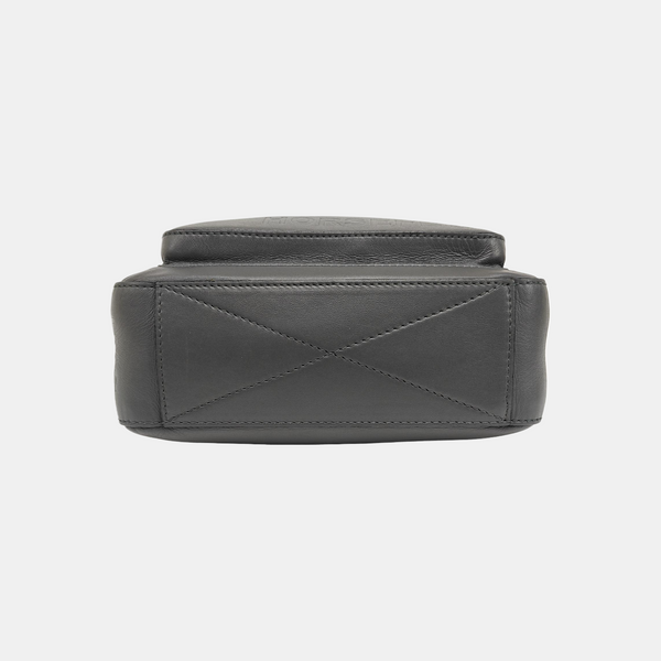 Calfskin Shoulder Bag Gray