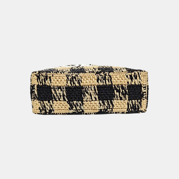 Font Tote Mini Straw Multicolor
