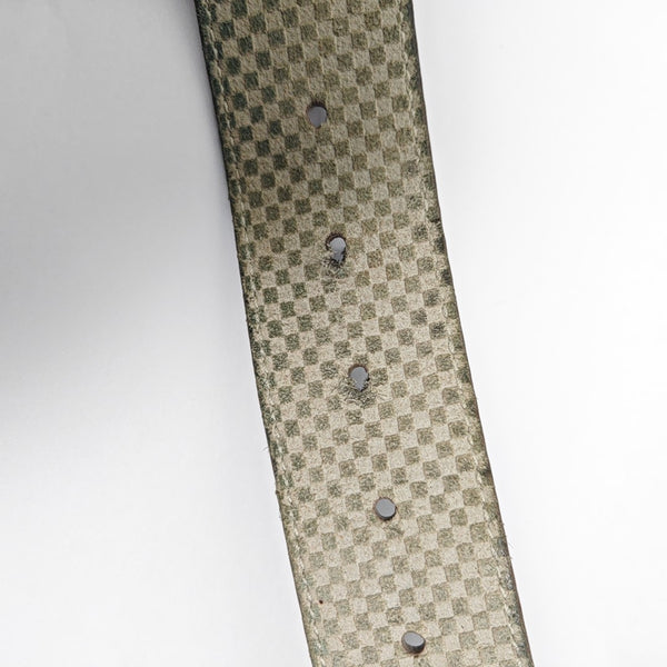 Suede Belt Gray