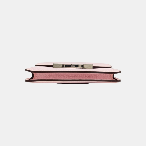 Constance Slim Epsom Pink Card Holder