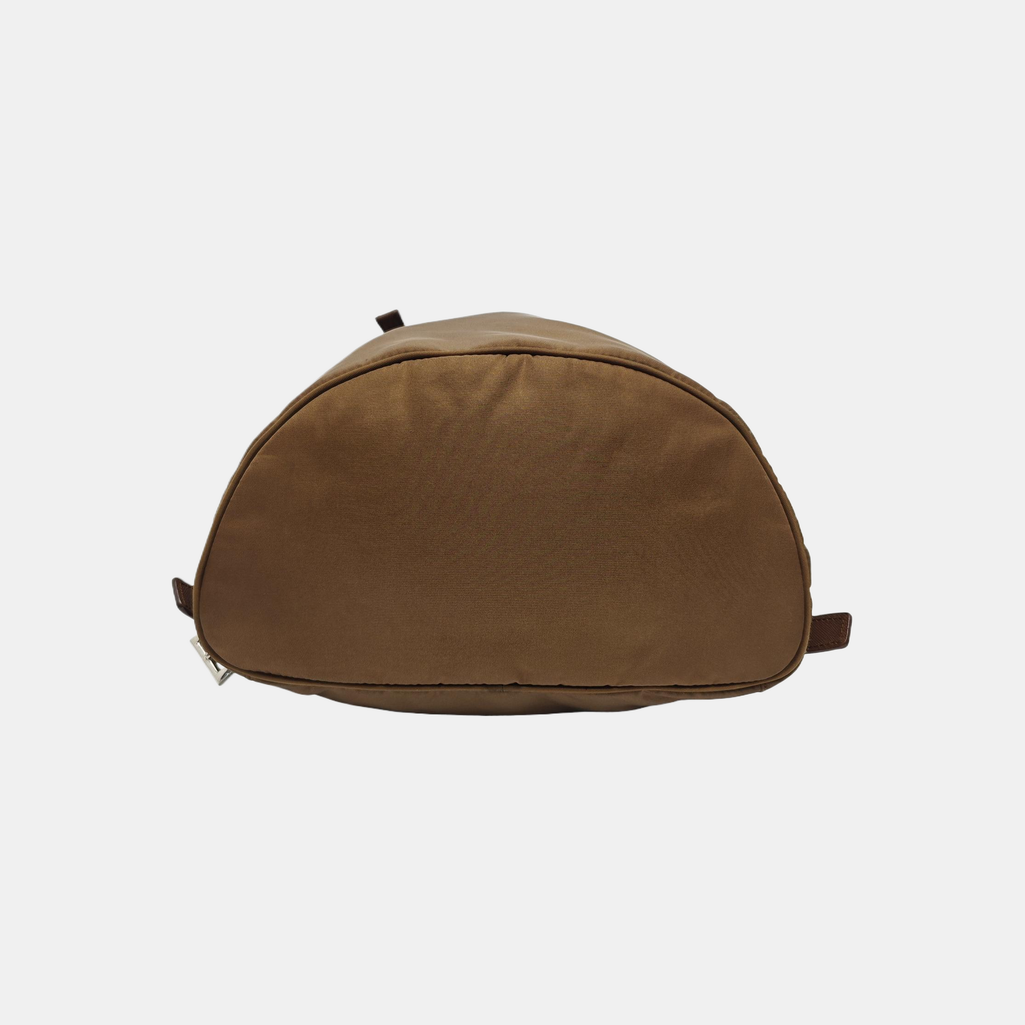 Nylon Backpack Brown