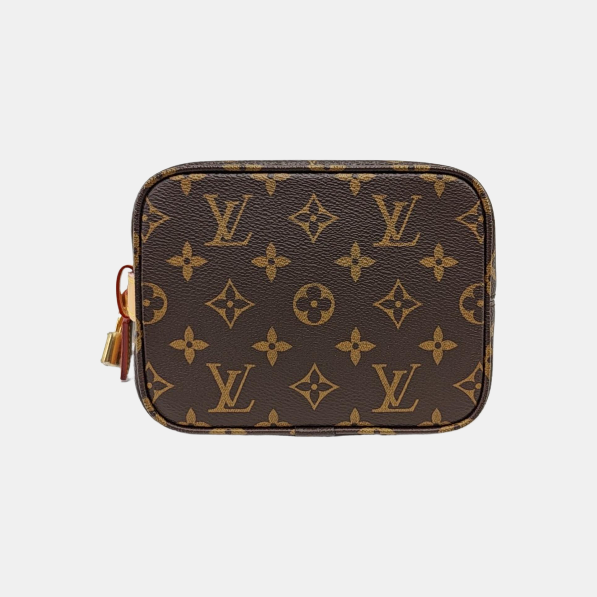 ALL IN BB Monogram Coated Canvas Brown