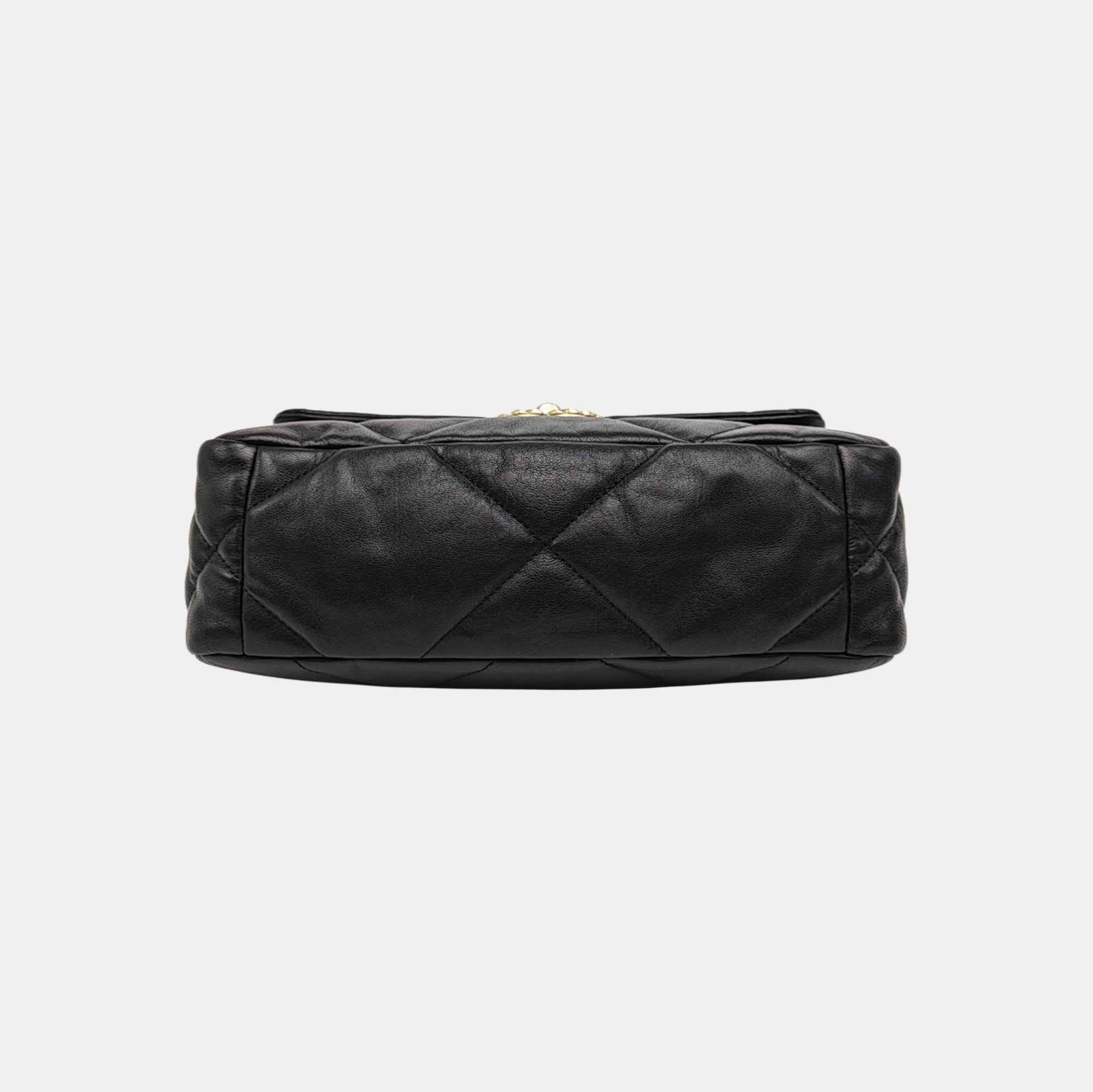 CHANEL 19 Small Quilted Lambskin Black