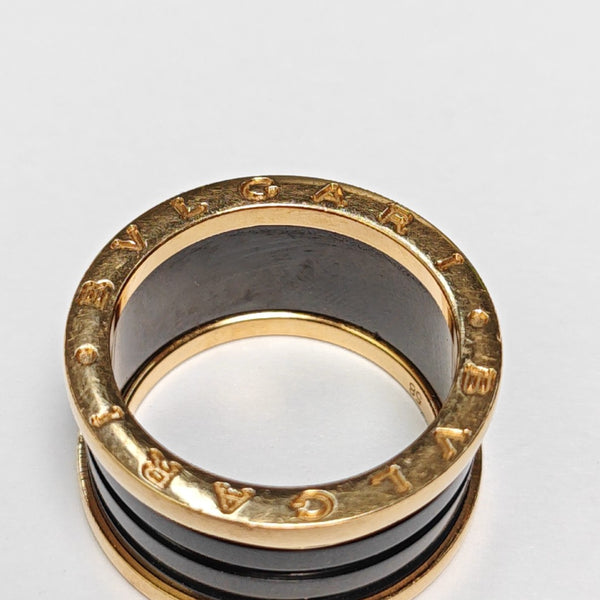 B.ZERO1 18k Rose Gold Ring EU 58