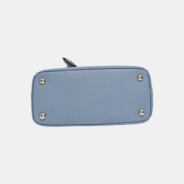 Galleria Small Saffiano Calfskin Blue