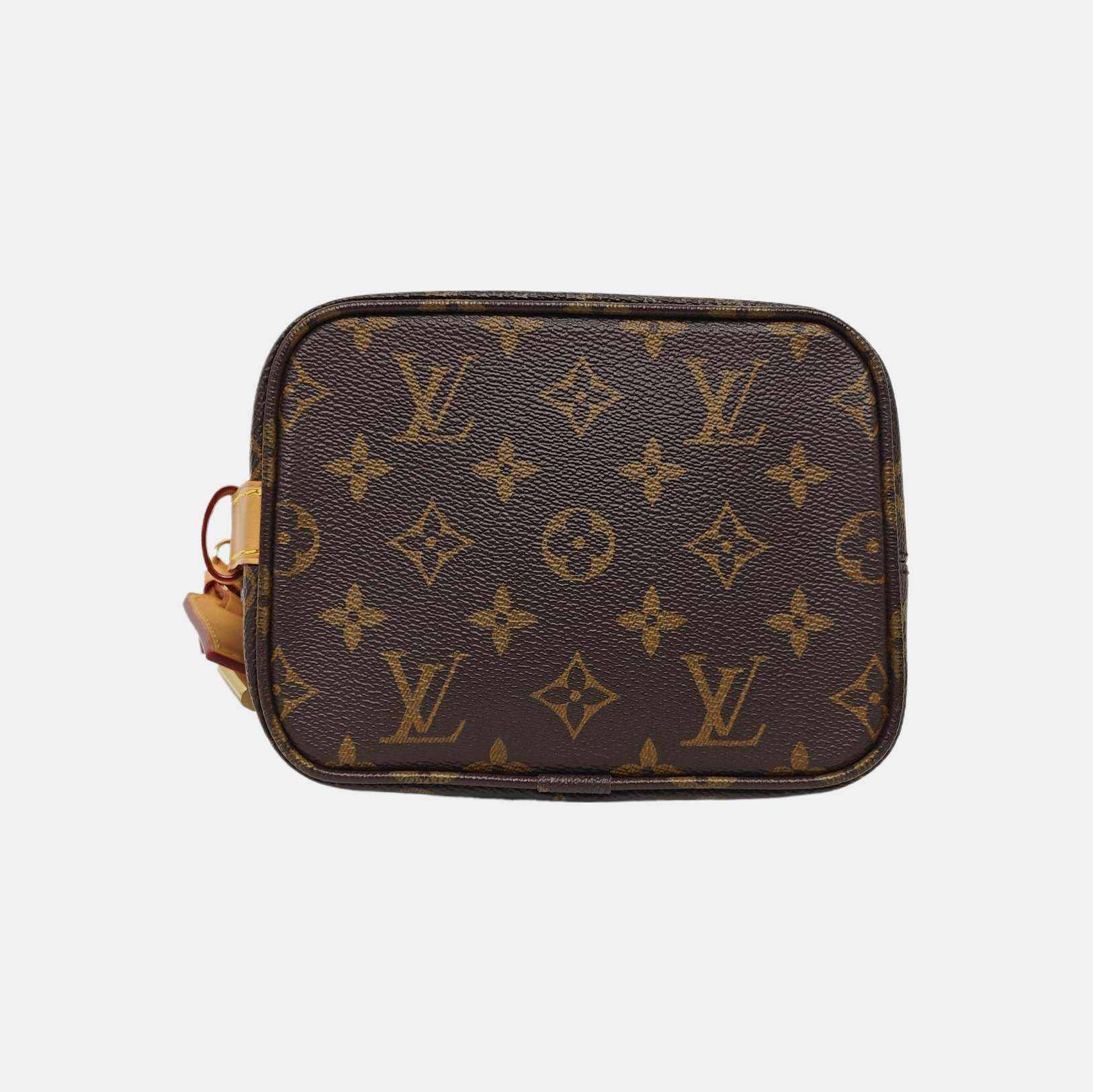 ALL IN BB Monogram Coated Canvas Brown