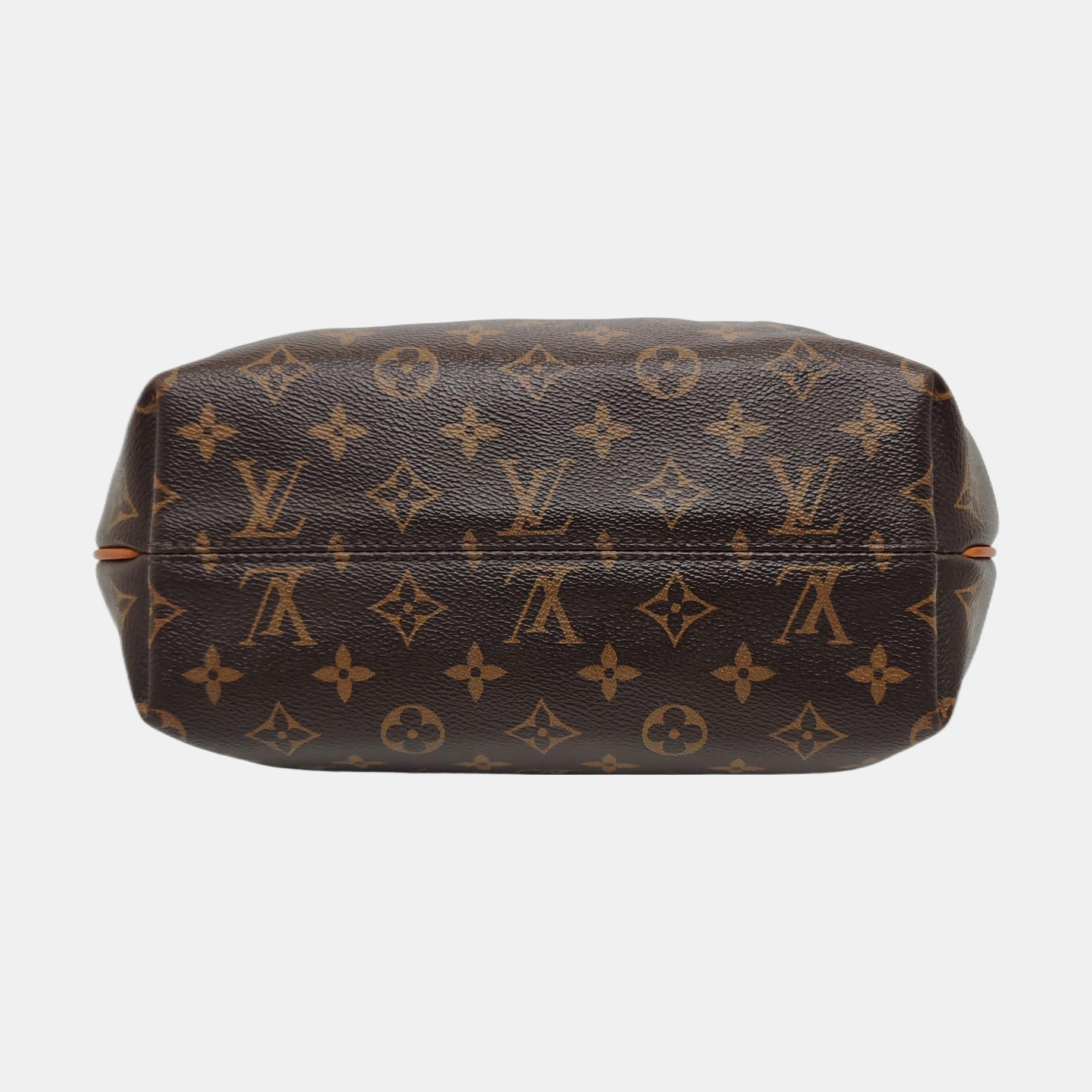 TURENNE Monogram Coated Canvas Brown