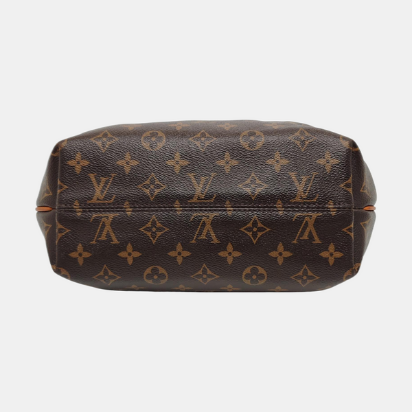 TURENNE Monogram Coated Canvas Brown