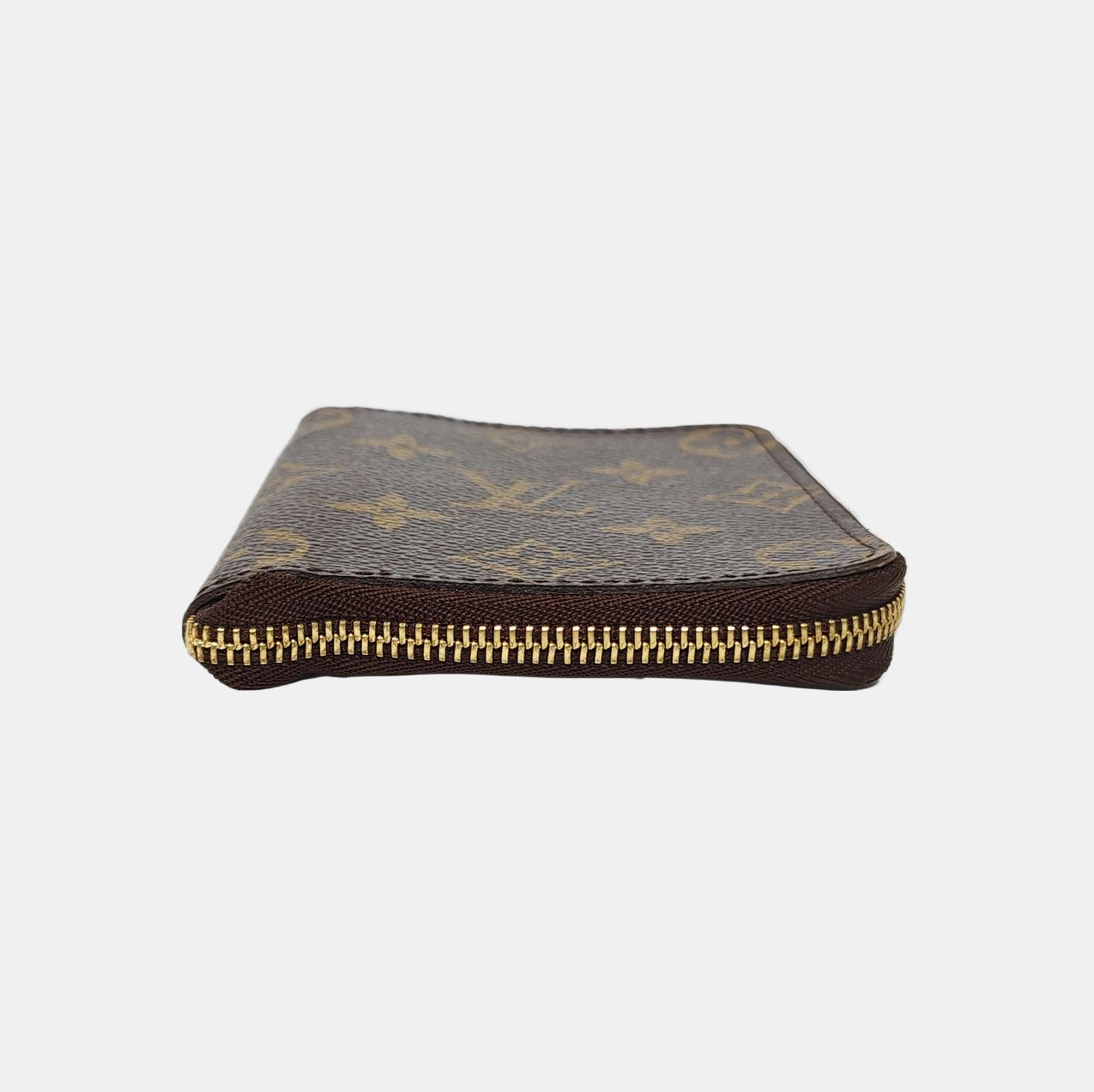 ZIPPY Monogram Coated Canvas Brown Card Holder