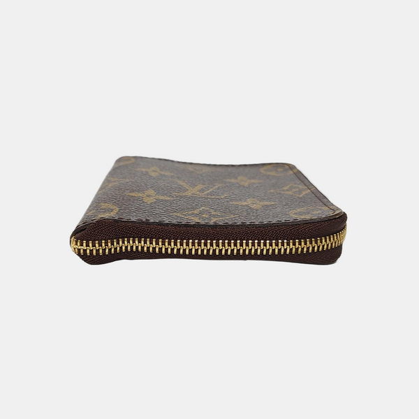 ZIPPY Monogram Coated Canvas Brown Card Holder