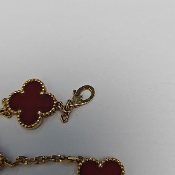 Vintage Alhambra 18k Gold Bracelet