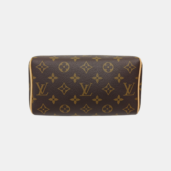SPEEDY 20 Monogram Coated Canvas Brown