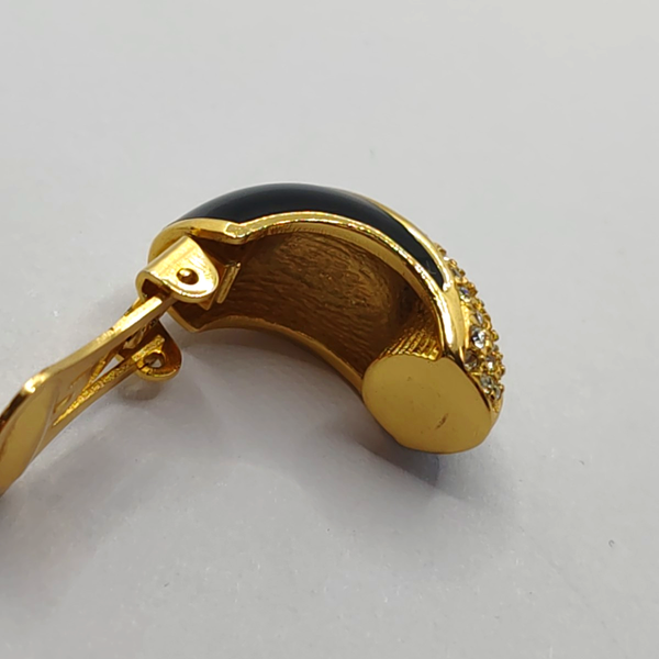 Metal Gold Clip On Earrings