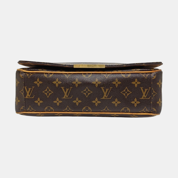VALMY Monogram Coated Canvas Brown