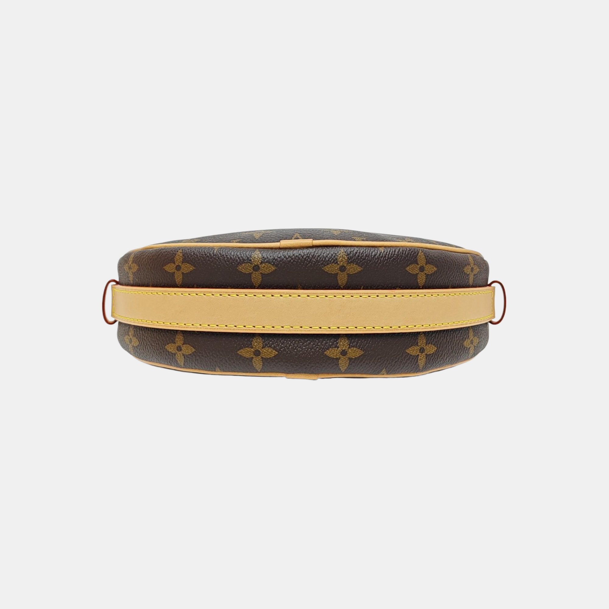 CROISSANT Monogram Coated Canvas Brown