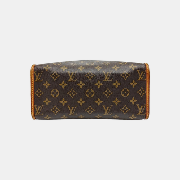 POPINCOURT Monogram Coated Canvas Brown