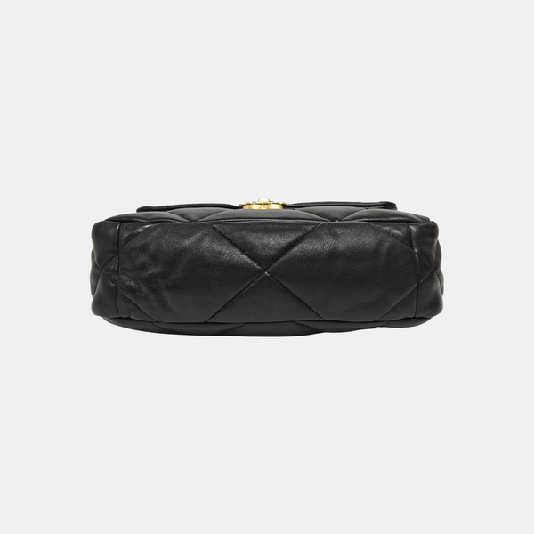 CHANEL 19 Small Quilted Lambskin Black