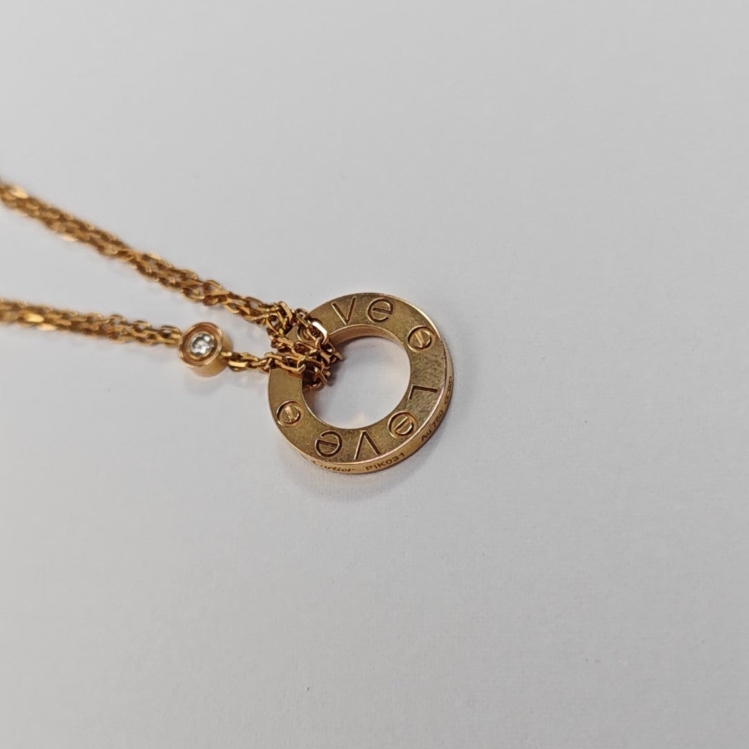 LOVE 18k Rose Gold Necklace