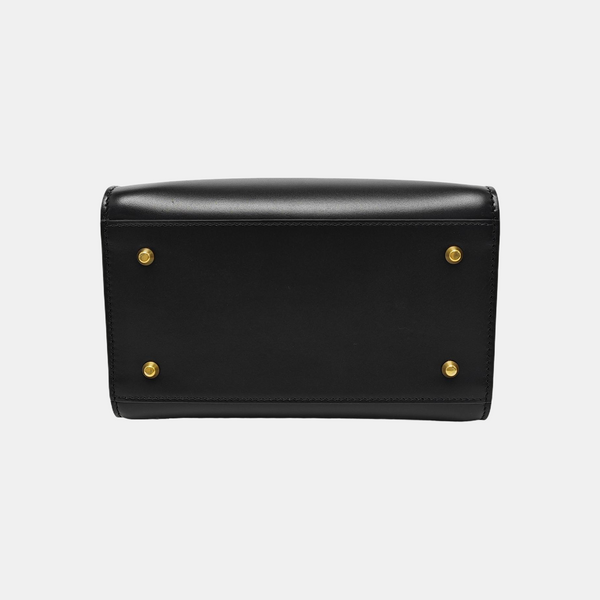 Calfskin Shoulder Bag Black