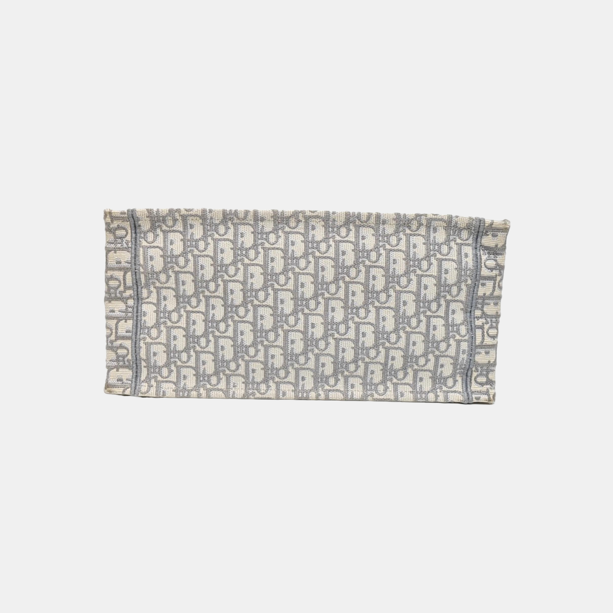 Book Tote Medium Oblique Canvas Gray