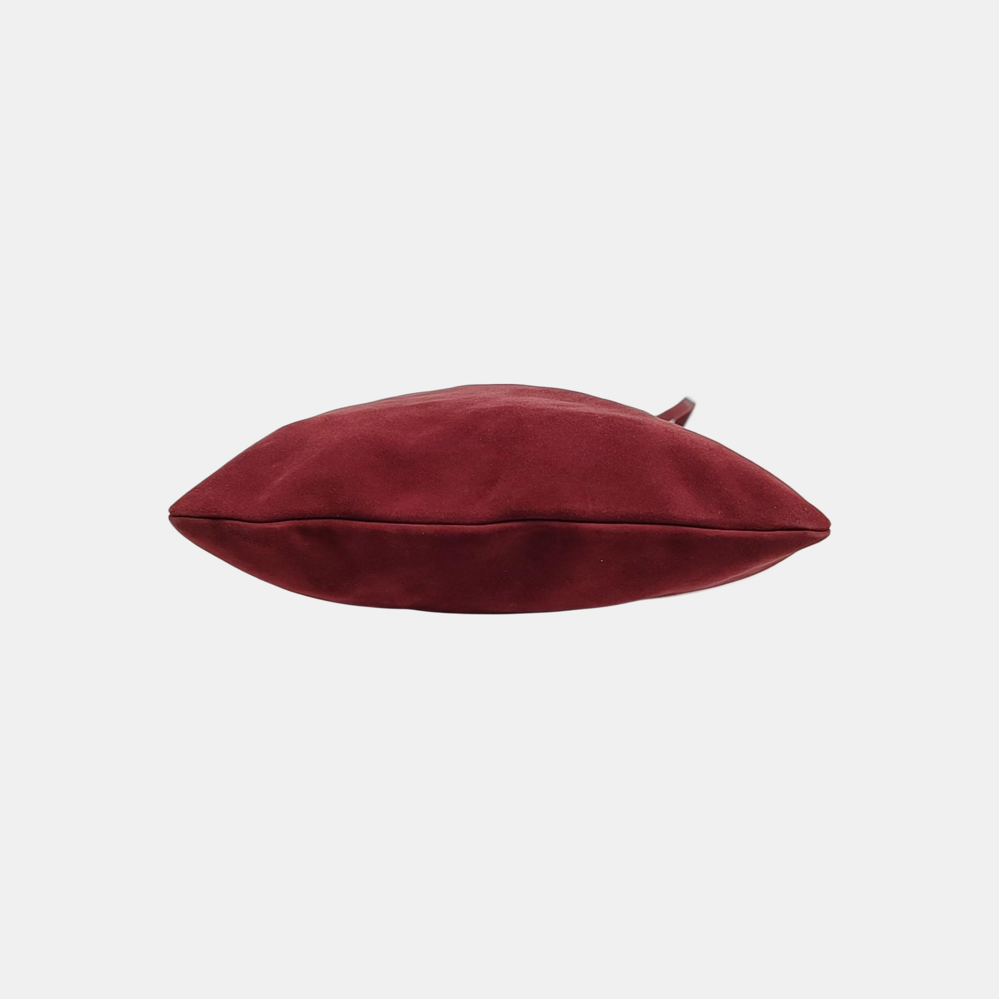 Suede Tote Bag Red