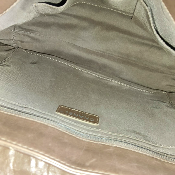 Quilted Calfskin Brown
