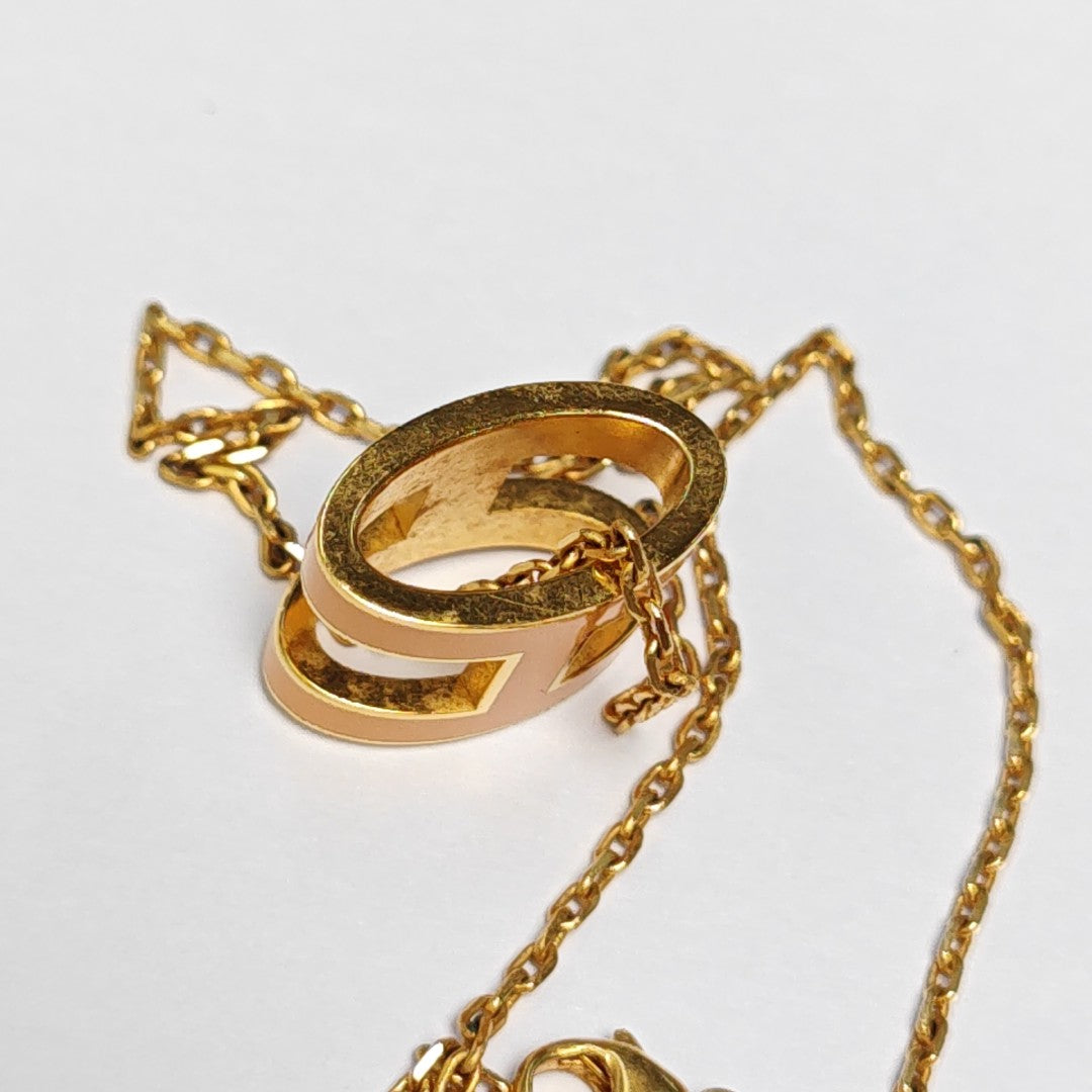 Pop H Metal Gold Necklace