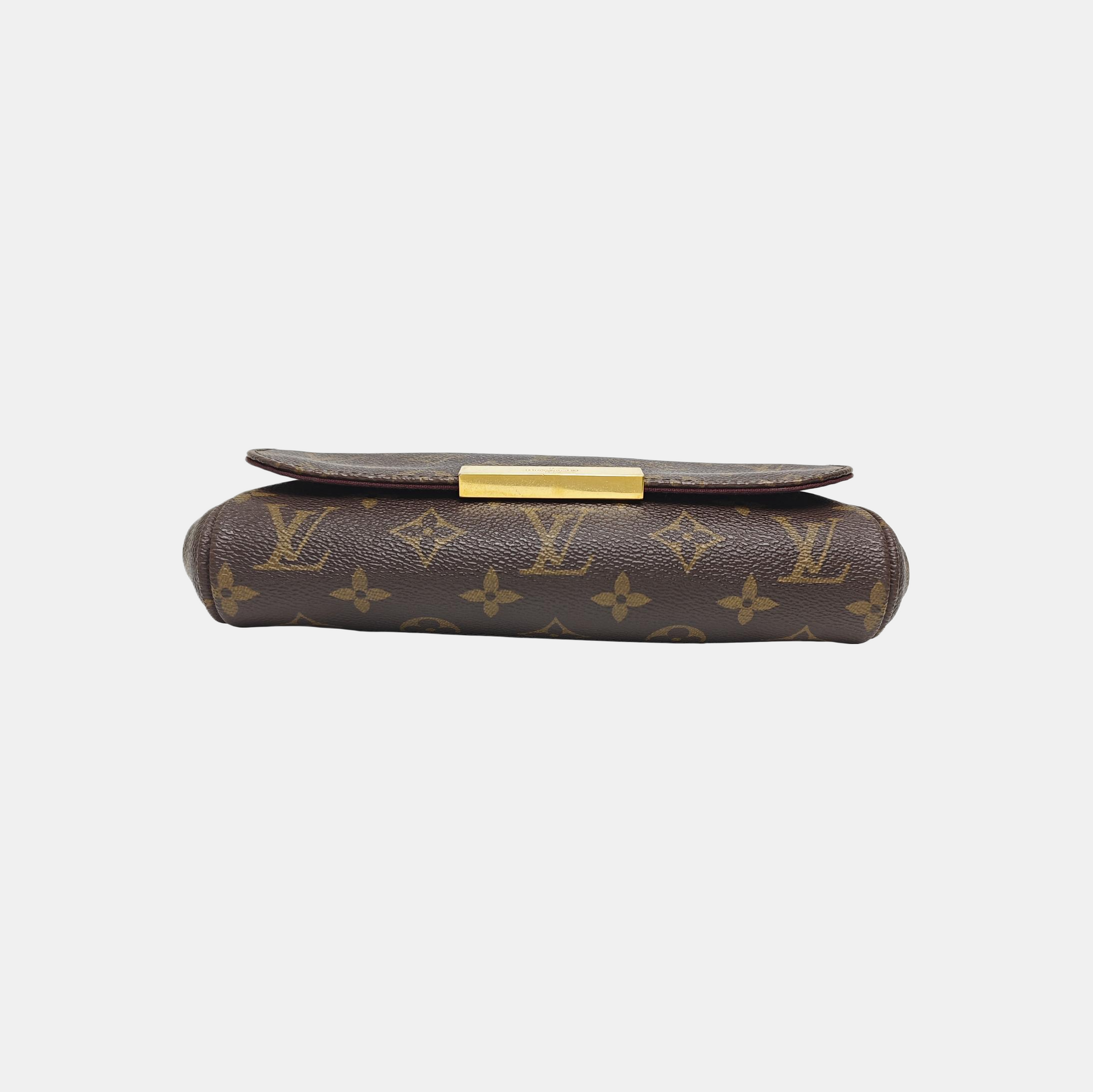 FAVORITE PM Monogram Coated Canvas Brown