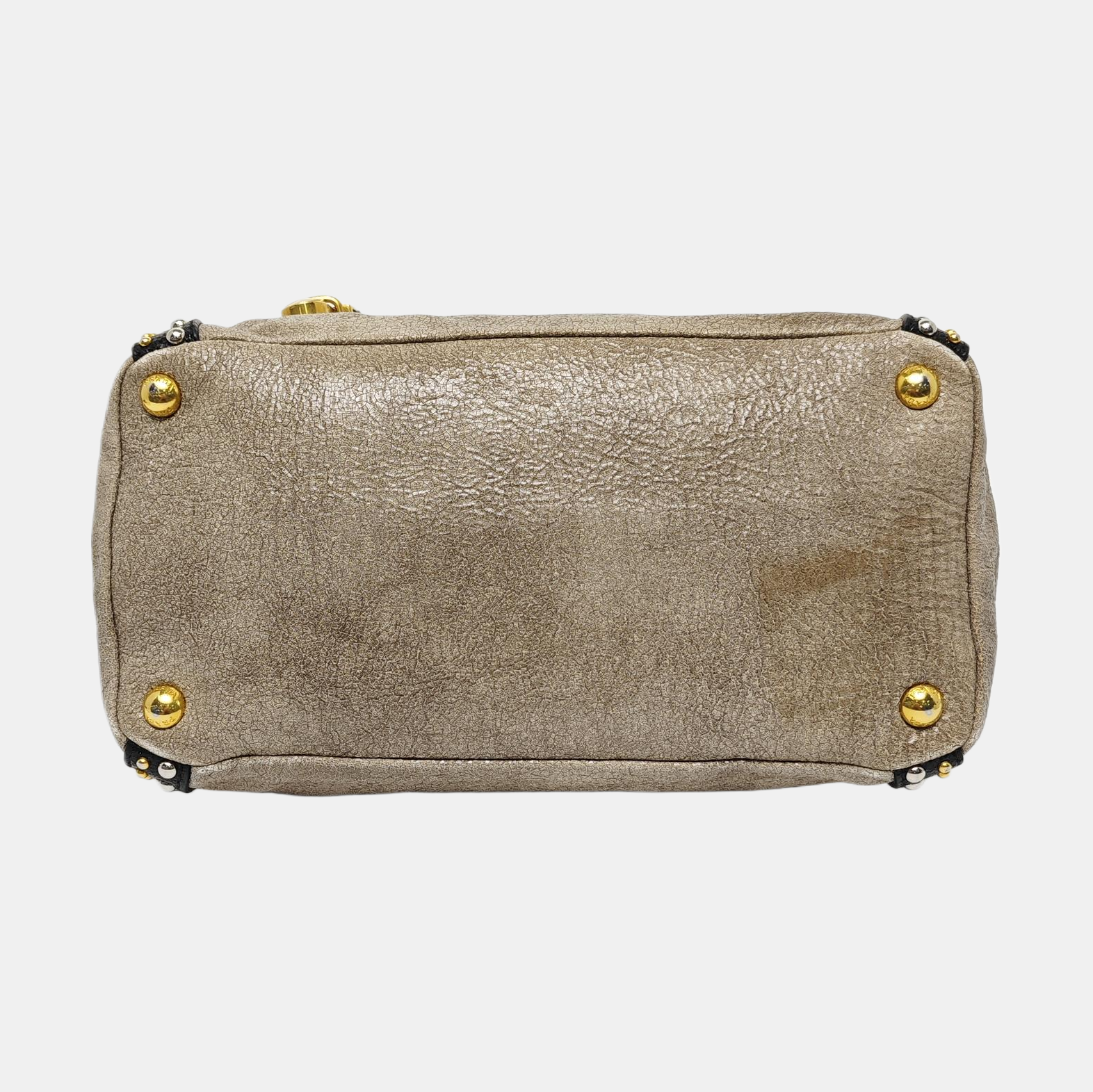 Calfskin Shoulder Bag Beige