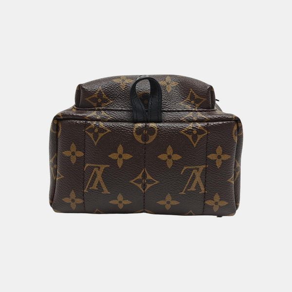 PALM SPRINGS Mini Monogram Coated Canvas Brown