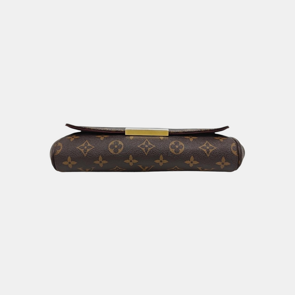 FAVORITE PM Monogram Coated Canvas Brown