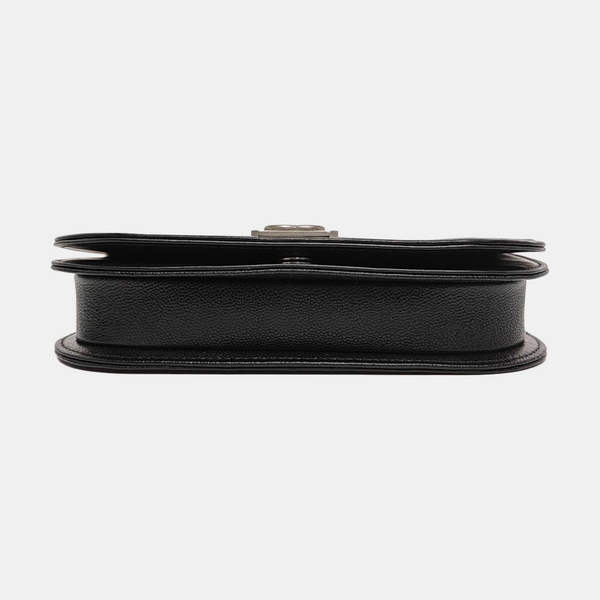 Quilted Grained Calfskin Black