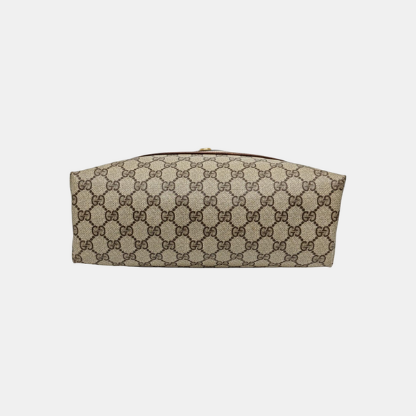 GG Supreme Monogram Coated Canvas Beige