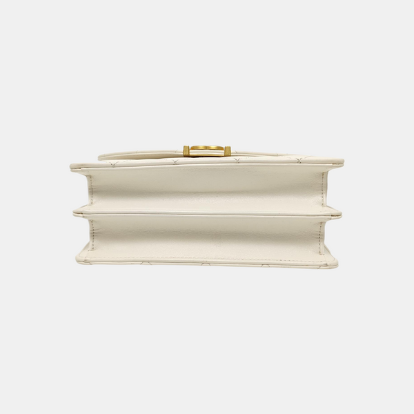 Quilted Calfskin White
