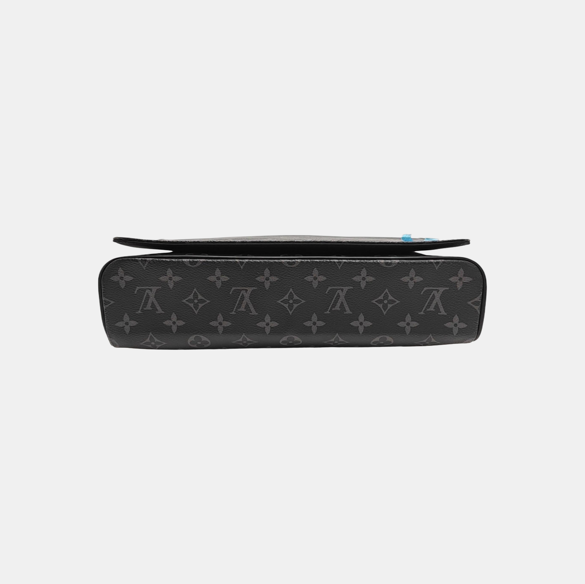 DISTRICT MM Monogram Coated Canvas Black