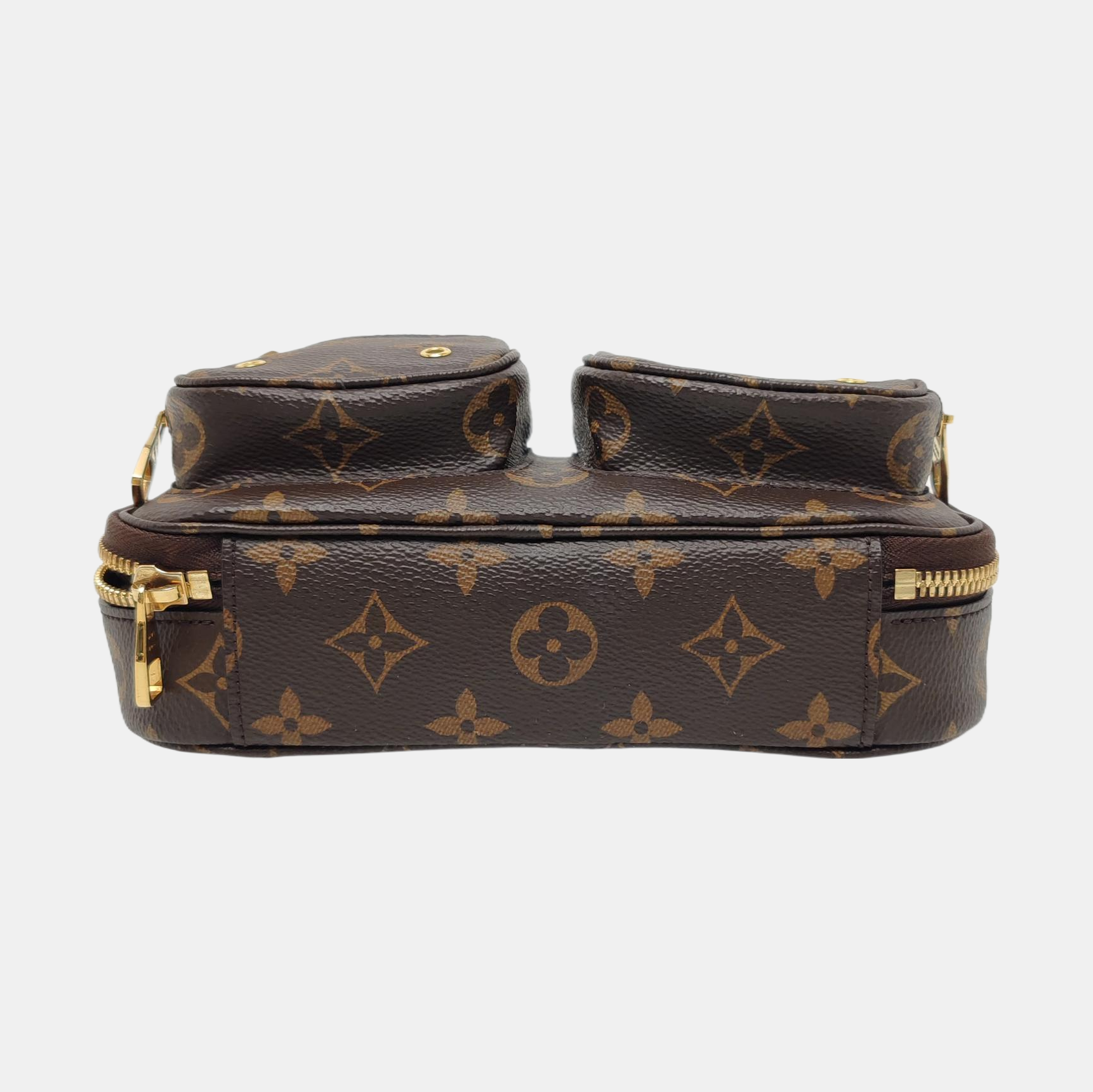 UTILITY Monogram Coated Canvas Brown