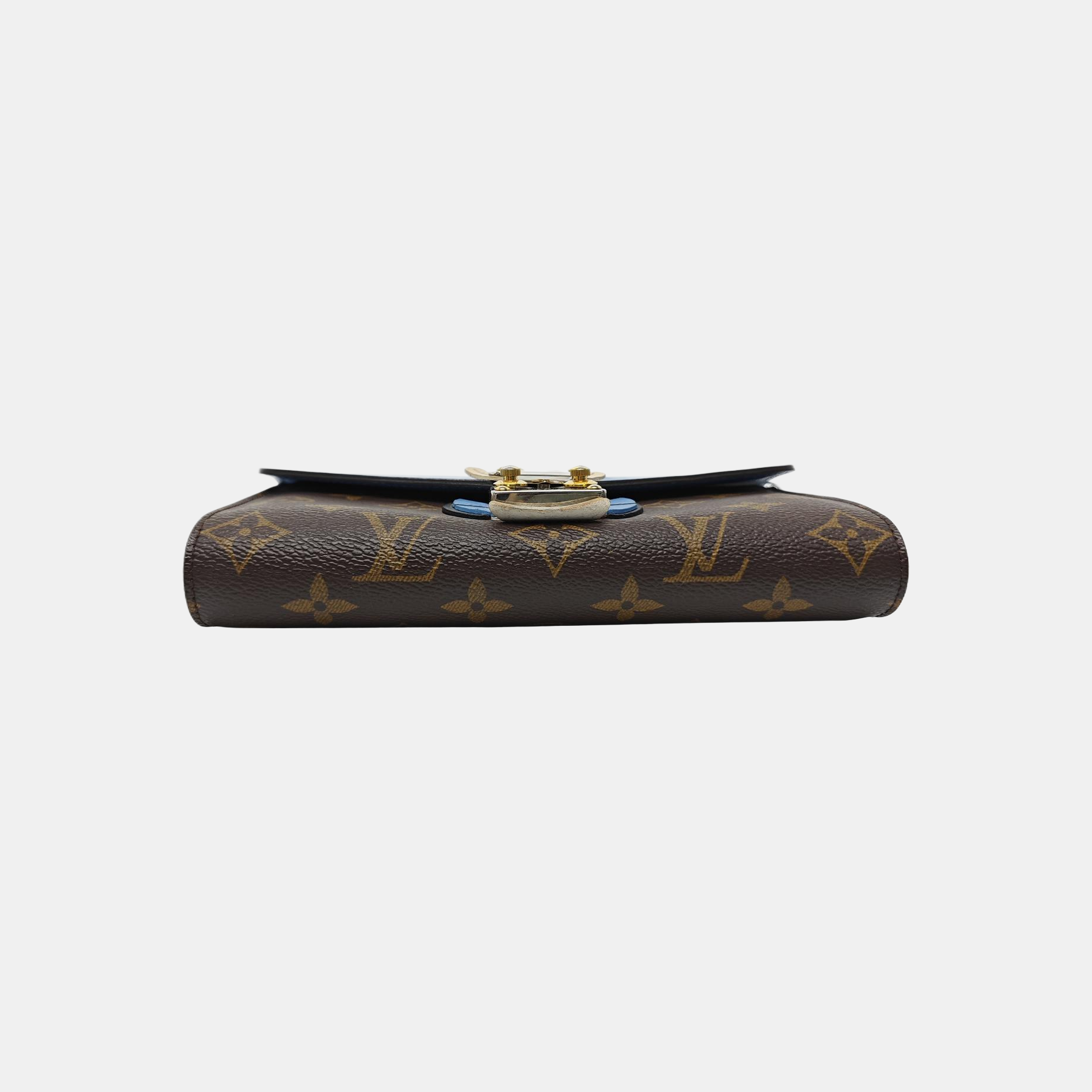 SARAH Monogram Coated Canvas Brown