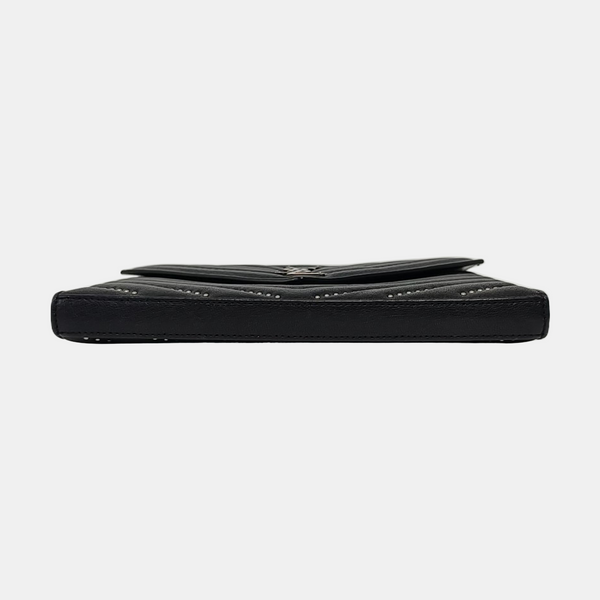 MONOGRAM Medium Chevron Calfskin Black