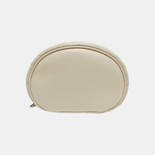 GG Marmont Mini Quilted Calfskin White
