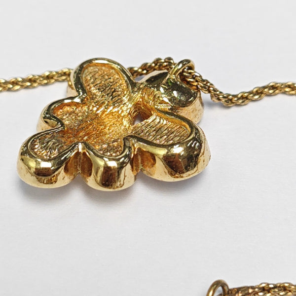 Twist Round Metal Gold Necklace