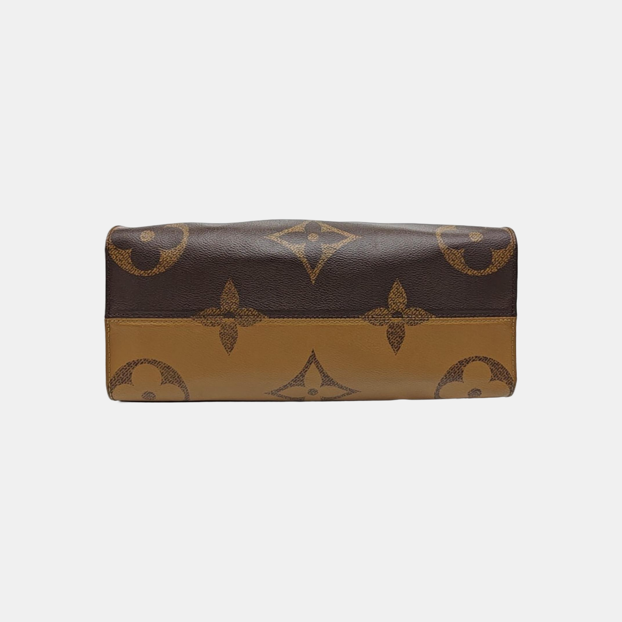 ONTHEGO MM Monogram Coated Canvas Brown