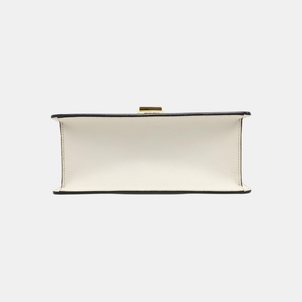 Sylvie Mini Calfskin White