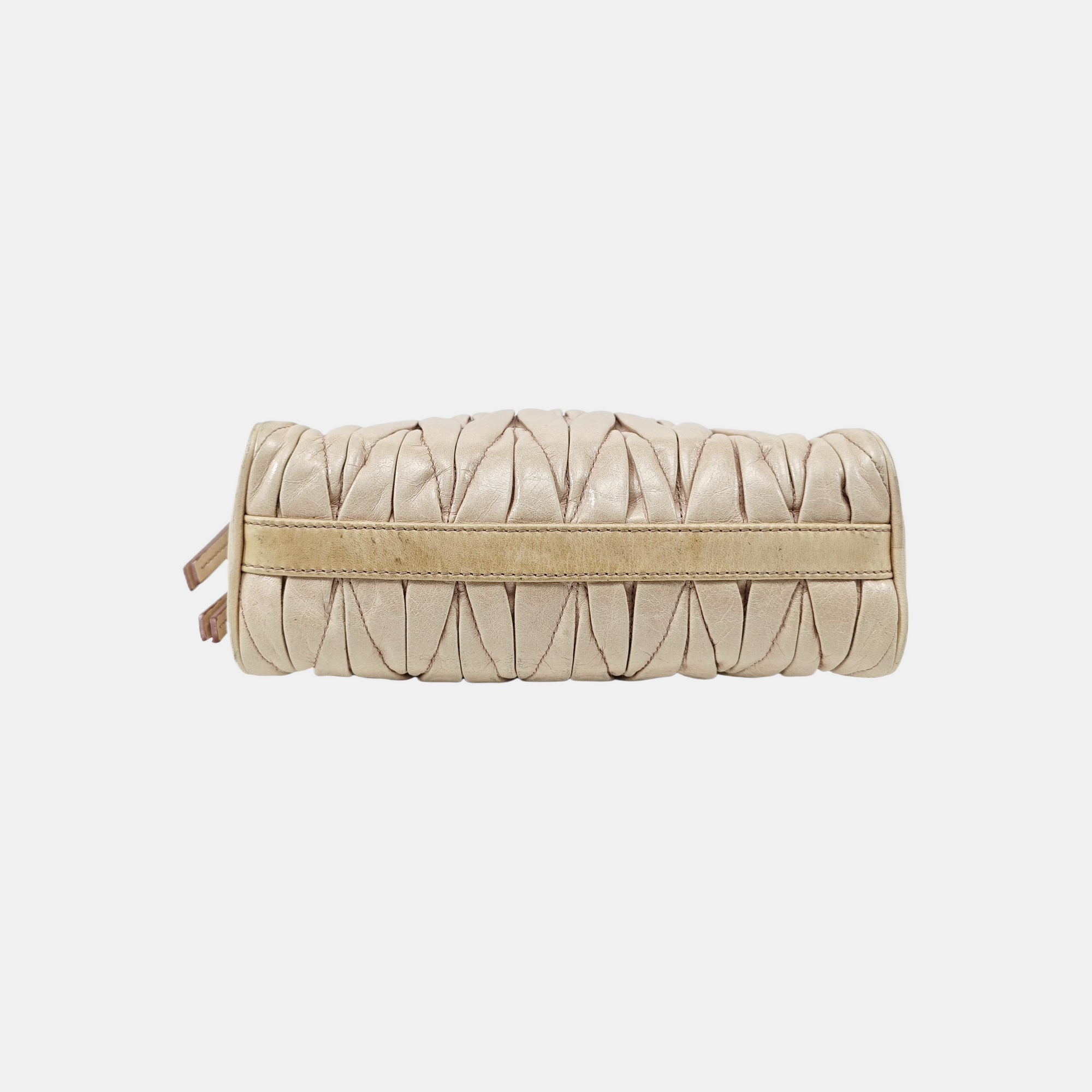 Matelassé Quilted Calfskin Beige