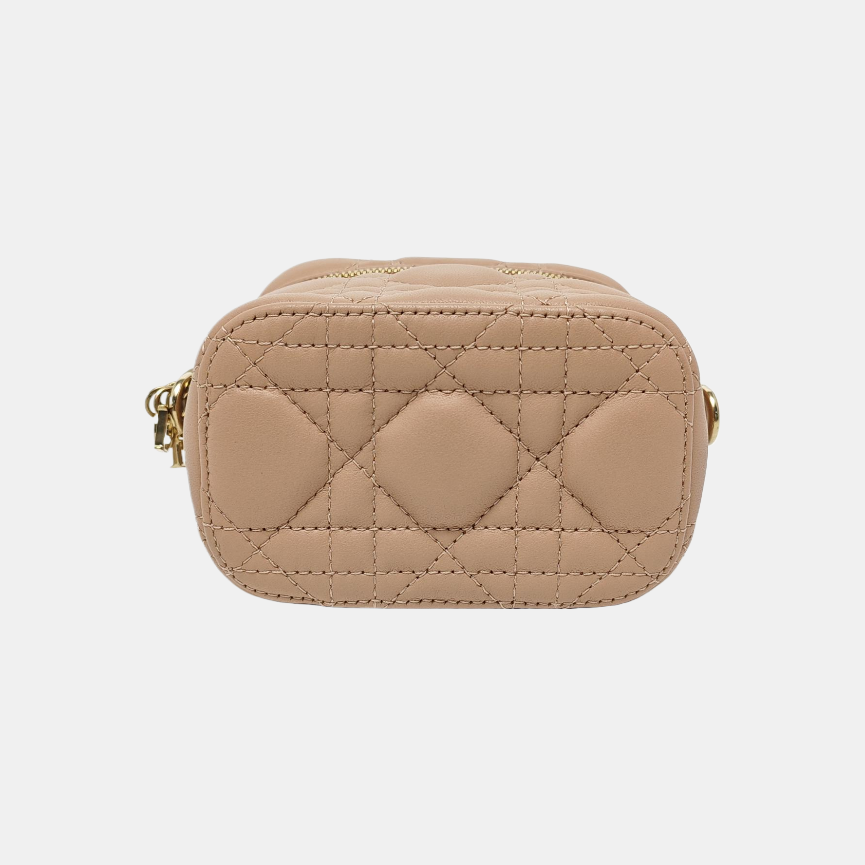 Lady Dior Super Mini Quilted Lambskin Pink